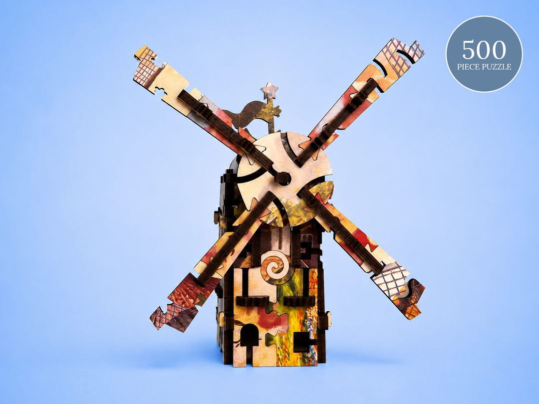 Windmills at Sunset | Heritage 3D Series
