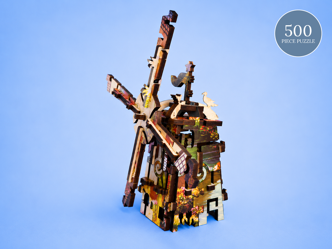 Windmills at Sunset | Heritage 3D Series