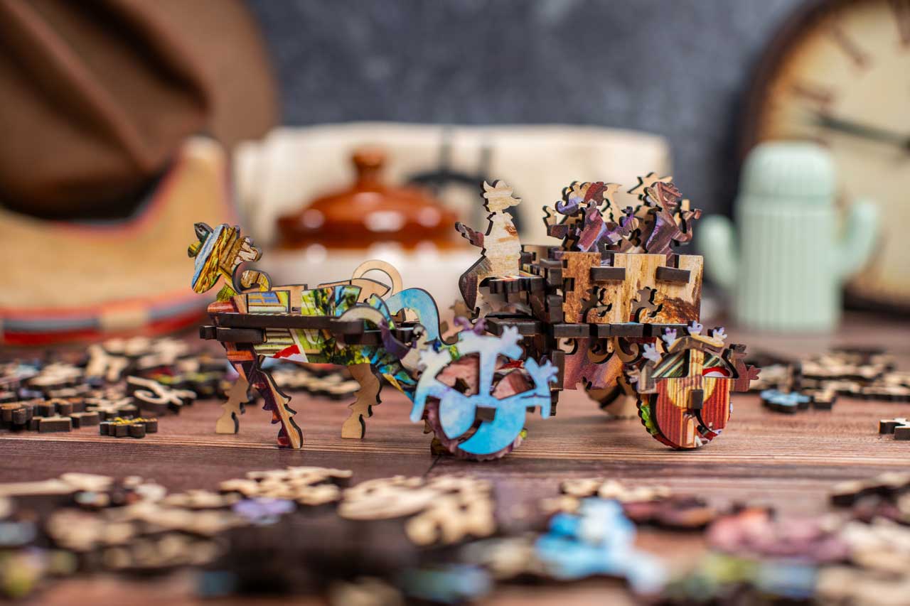 High Noon at Dodge City | Heritage 3D Series – Mosaic Puzzles