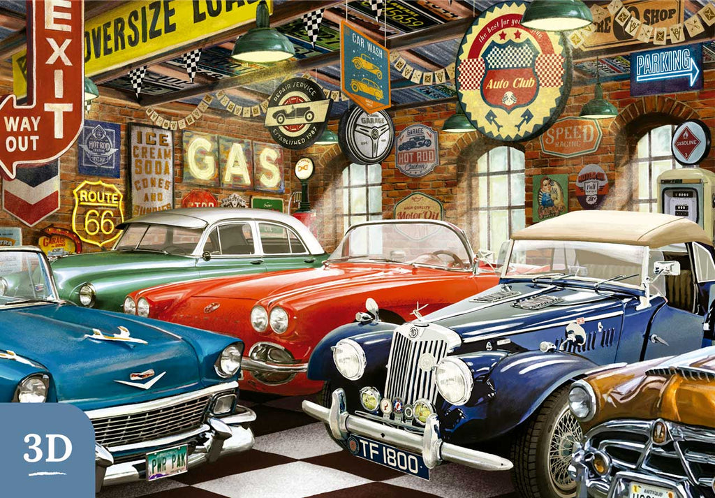 Collector's Garage | Heritage 3D Series – Mosaic Puzzles