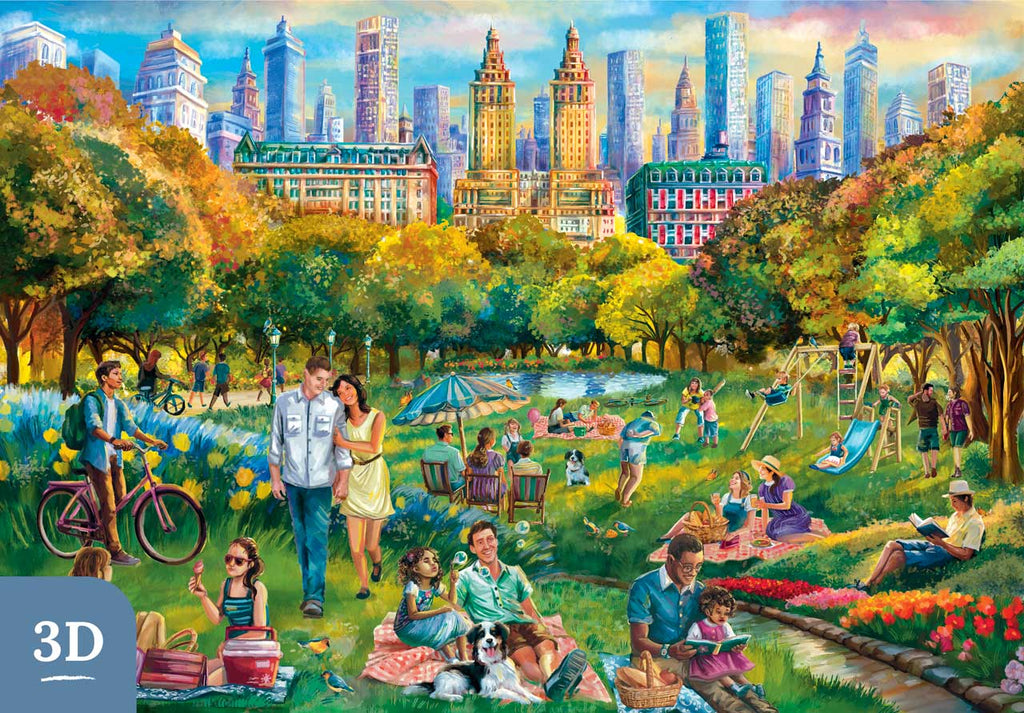 【週末セール】【3Dアート】NEW YORK - EAST  summer-in-ny-3D-icon_1024x1024