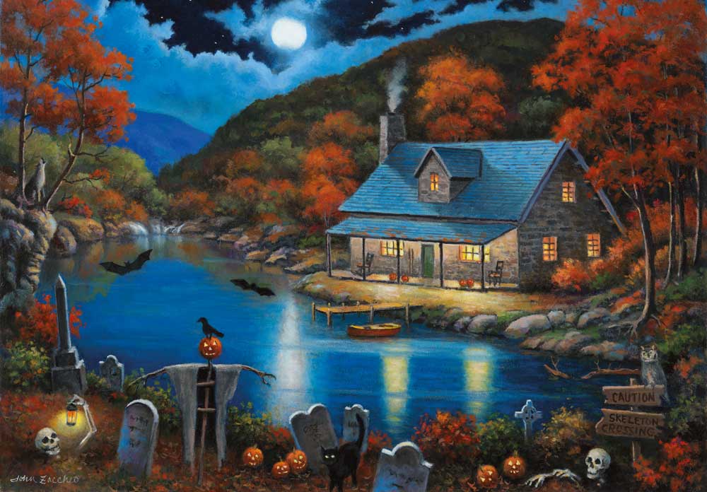 Cabin on Halloween Lake