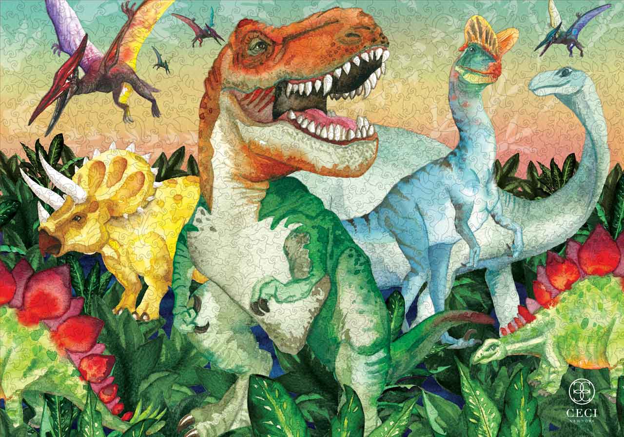 Dinosaurs by Ceci New York – Mosaic Puzzles