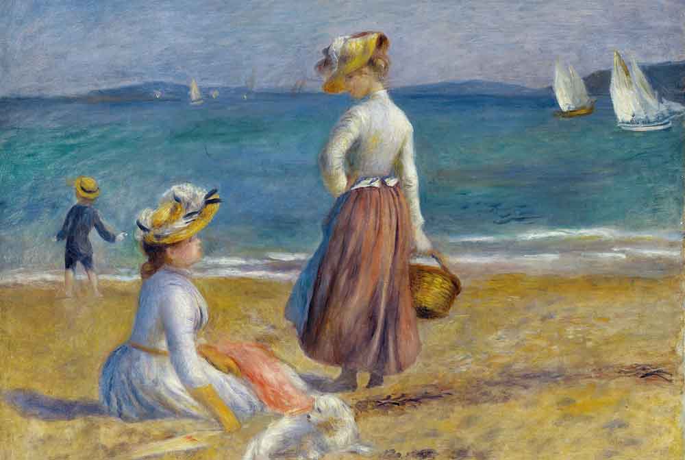 Figures on the Beach by Renoir