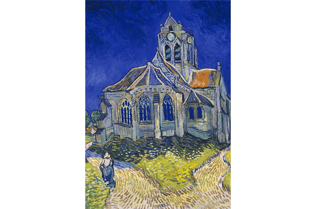 The Church in Auvers-sur-Oise by Van Gogh