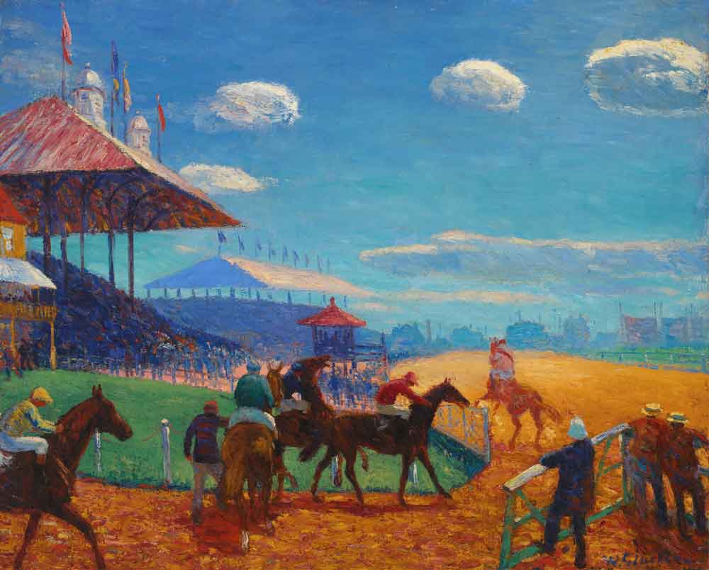 Race Track by William Glackens