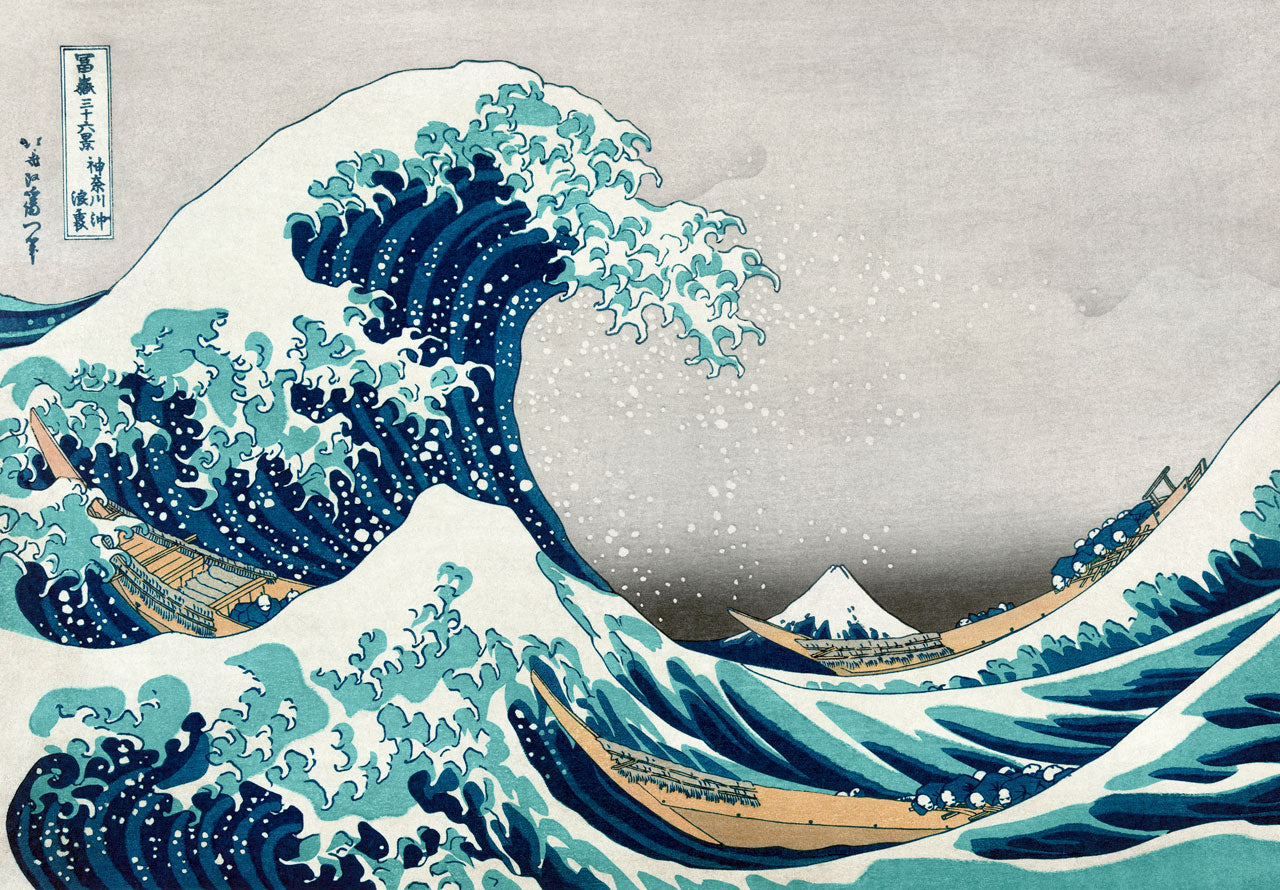 The Great Wave at Kanagawa by Hokusai
