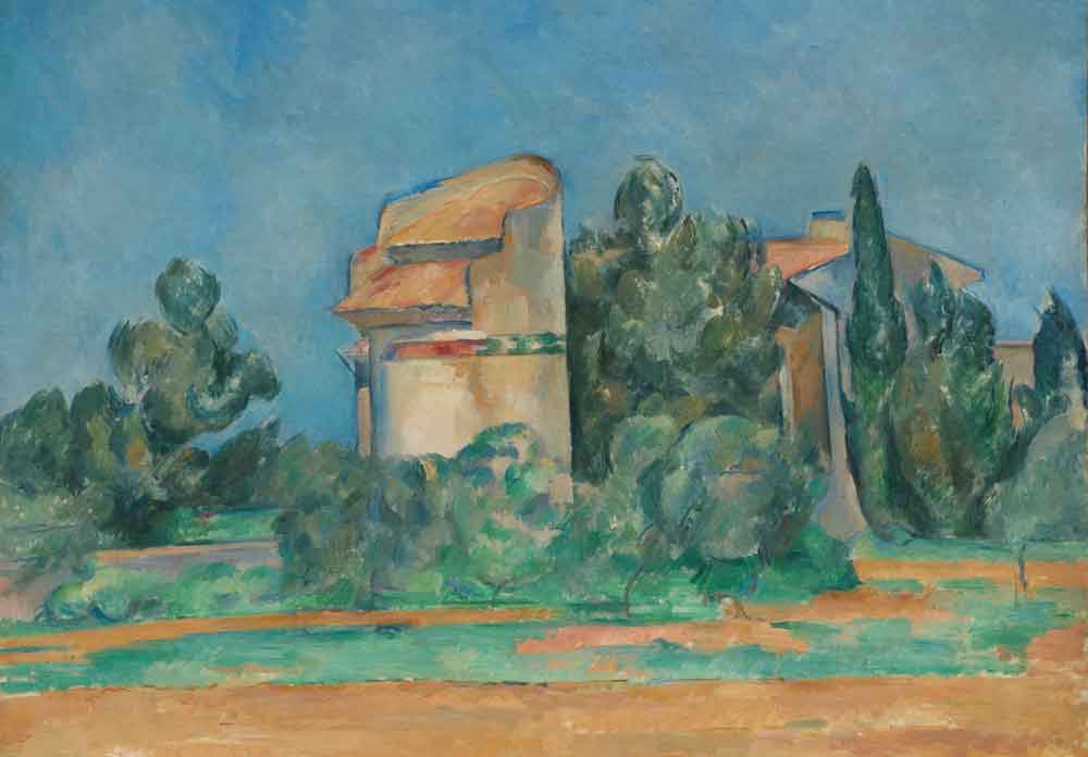 The Pigeon Tower by Paul Cezanne