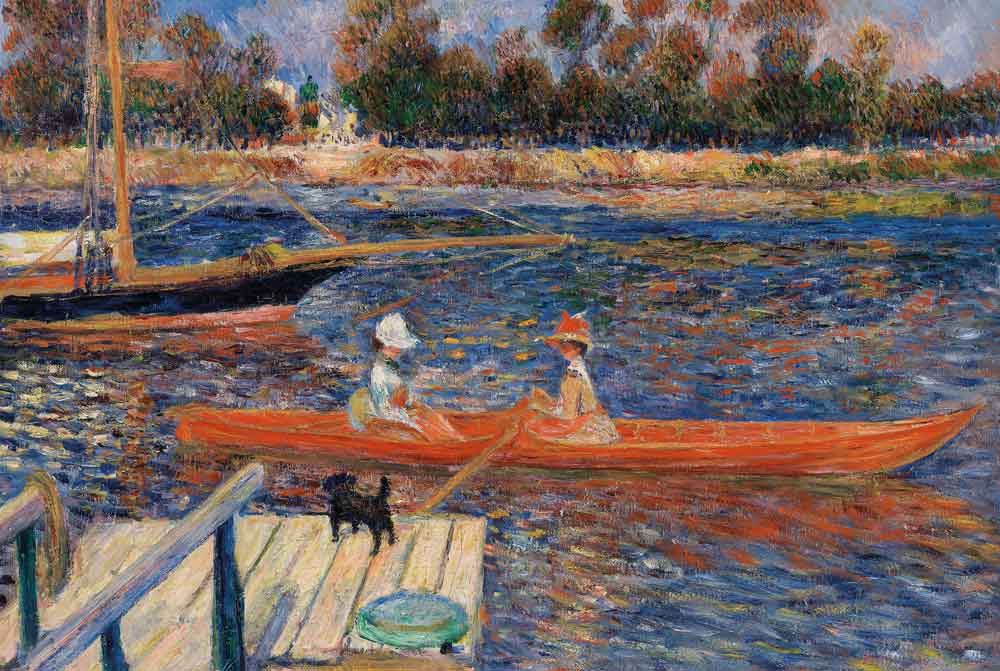The Seine at Argenteuil by Renoir