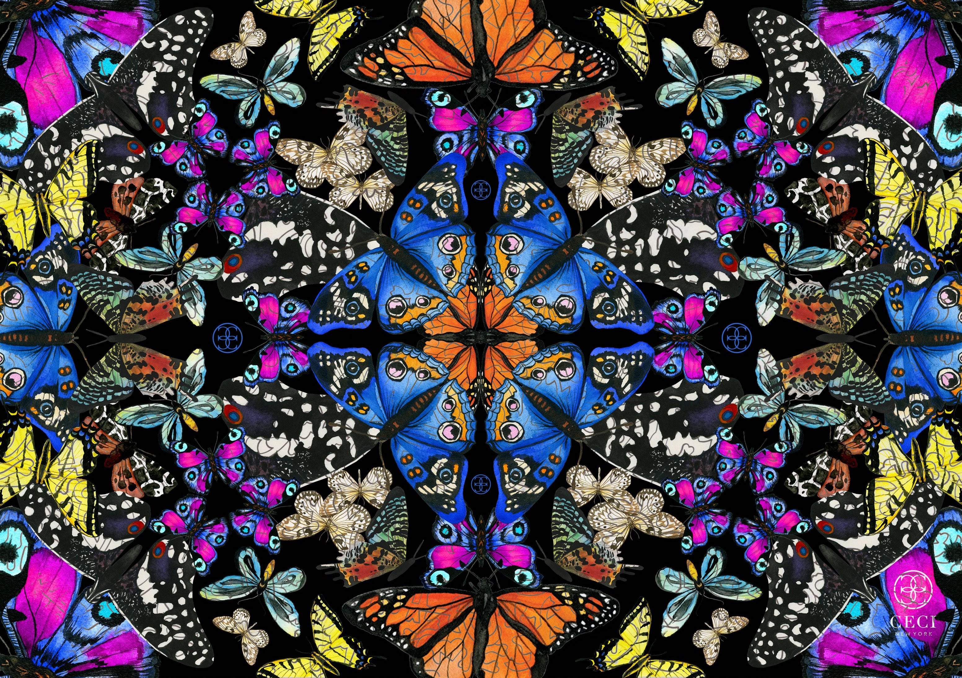 Butterfly Kaleidoscope by Ceci New York