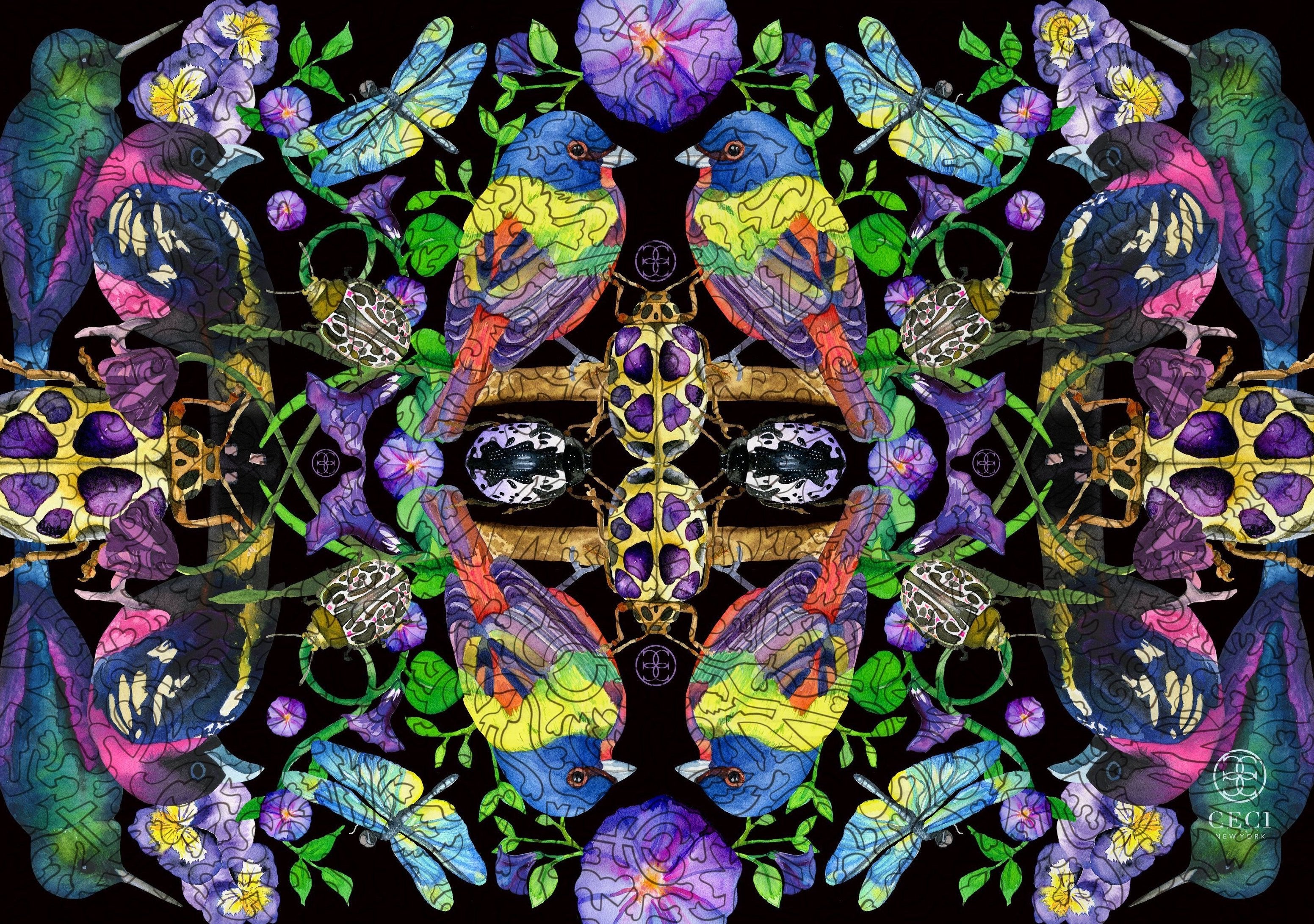 Winged Kaleidoscope by Ceci New York