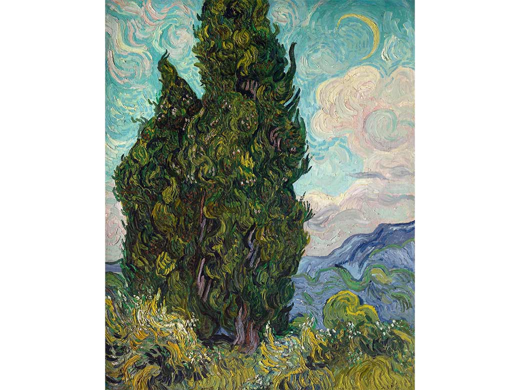 Cypresses by Van Gogh